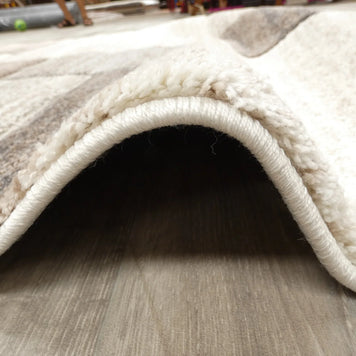 Geometric Design Neutral Colour Rug