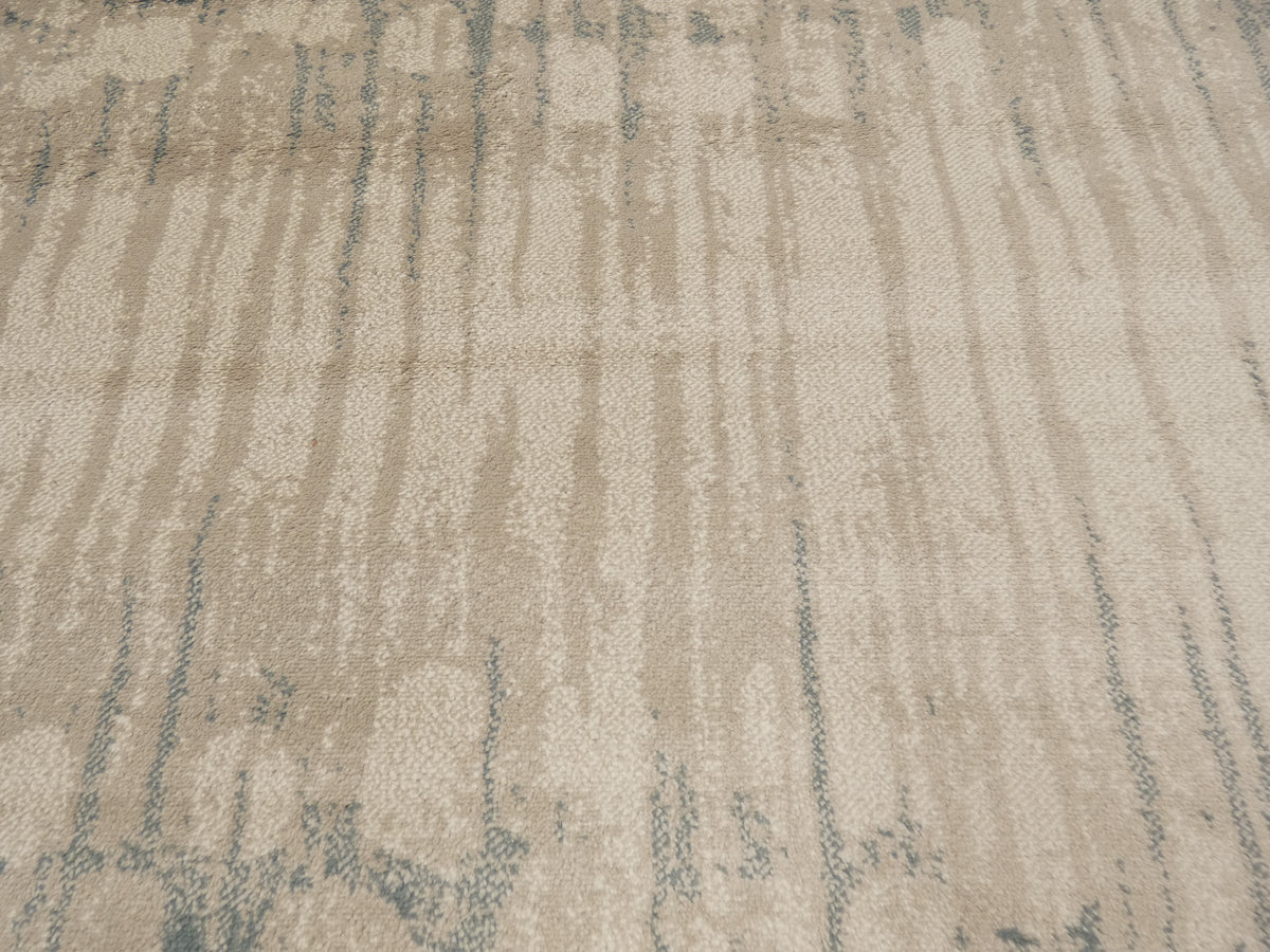 Modern Design Teal Blue & Beige Rug