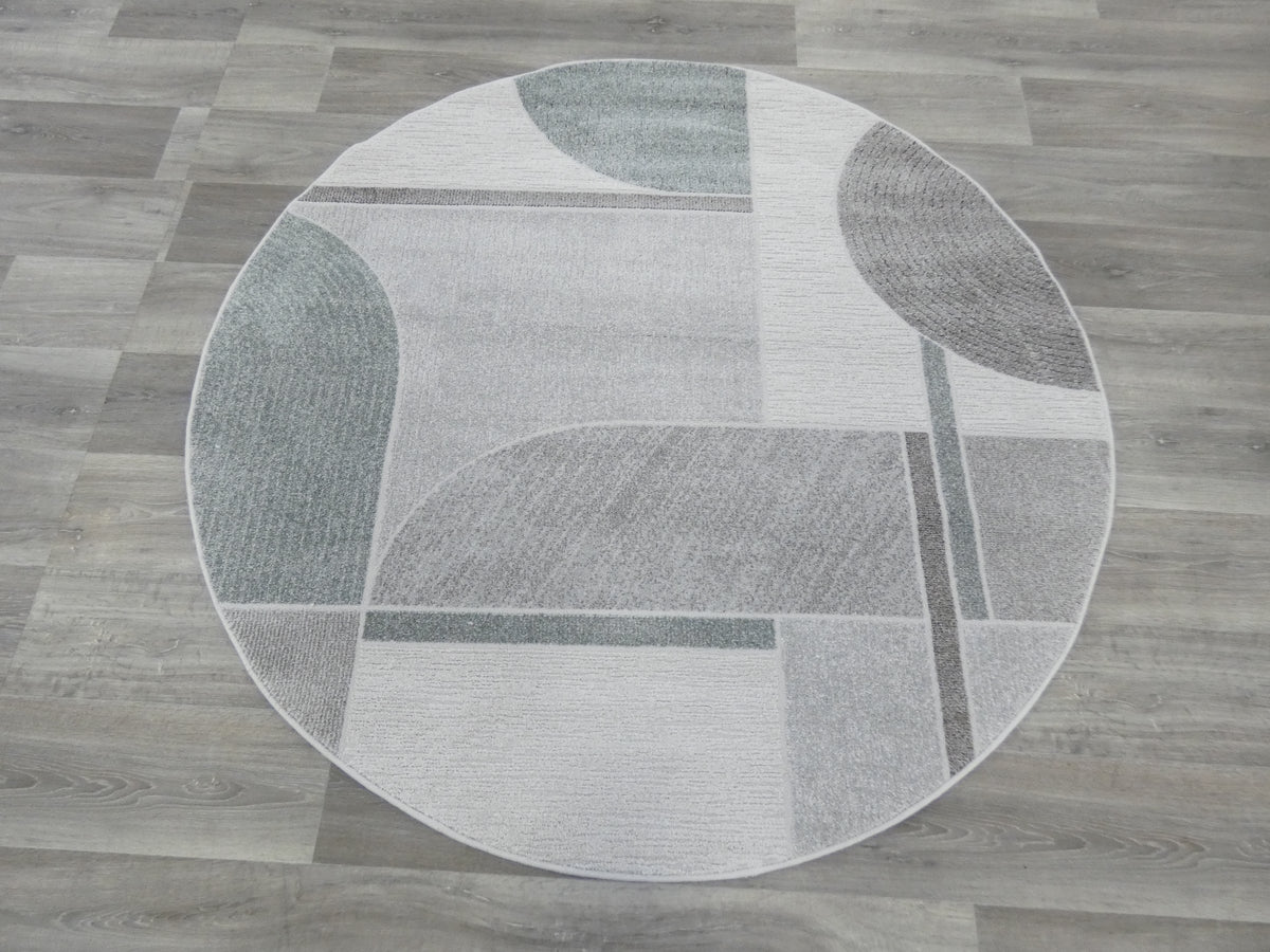 Geometric Design Valentino Round Rug