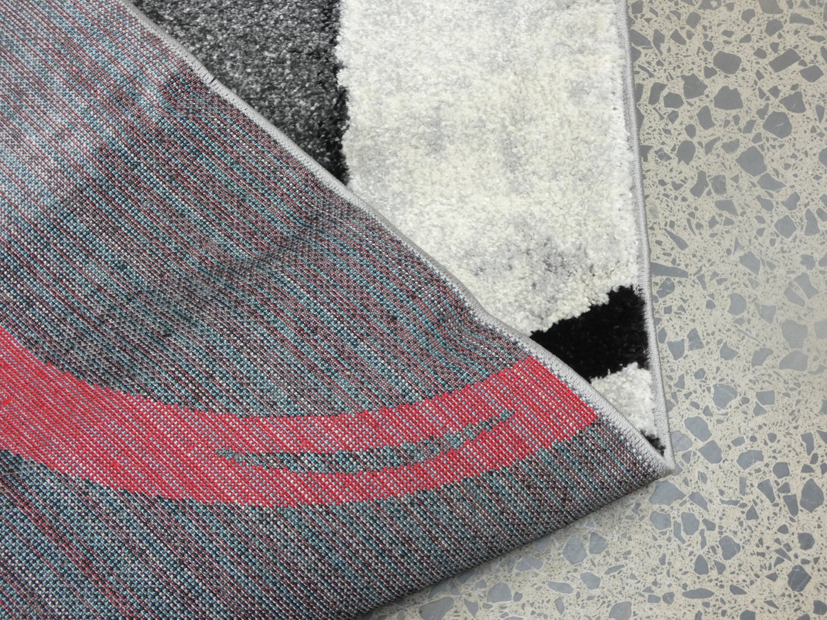 Aroha Geometric Modern Design Turkish Hallway Runner 78cm Wide x Cut To Order