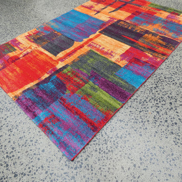 Multi Colour Abstract Modern Design Turkish Aroha Rug