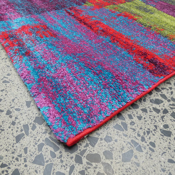 Multi Colour Abstract Modern Design Turkish Aroha Rug