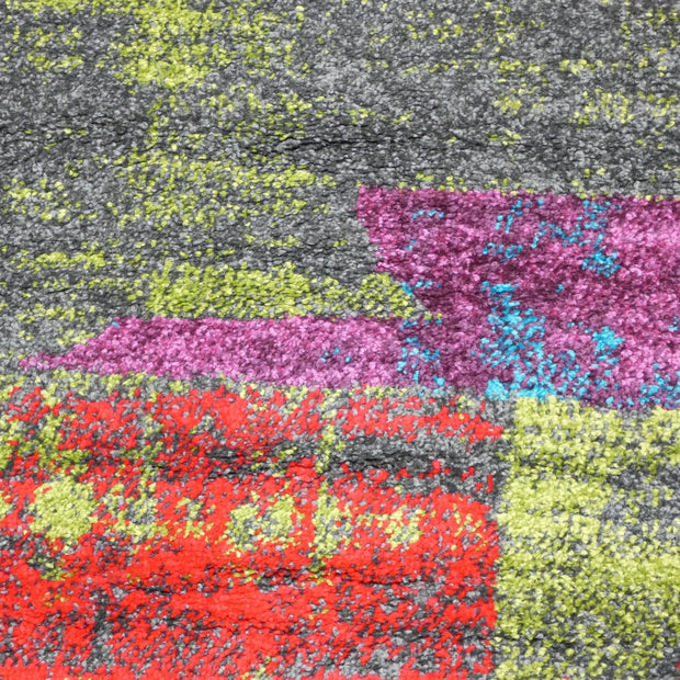 Multi Colour Abstract Modern Design Turkish Aroha Rug