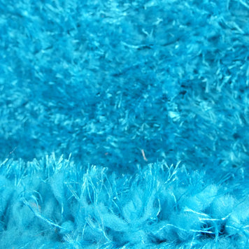 Dream Shaggy Turquoise Colour Turkish Round Rug
