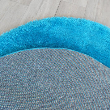 Dream Shaggy Turquoise Colour Turkish Round Rug