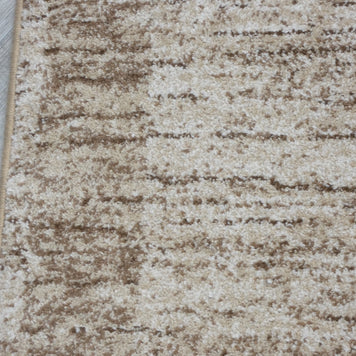 Border Design Hallway Runner Beige Colour Size: 67cm x Cut to Order