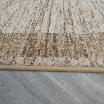 Border Design Hallway Runner Beige Colour Size: 67cm x Cut to Order