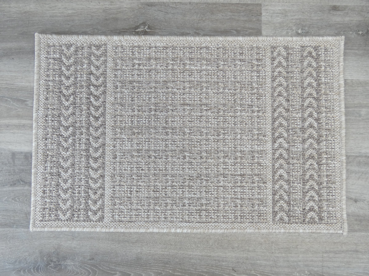 "Prestige" Sisal Look Flatweave Rubber Back Indoor/Outdoor Rug