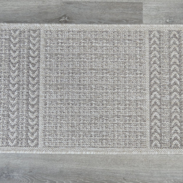 "Prestige" Sisal Look Flatweave Rubber Back Indoor/Outdoor Rug