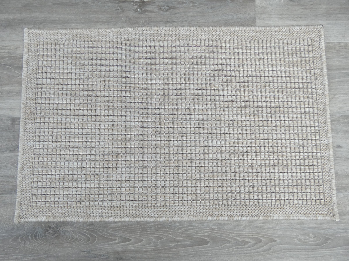 "Nova" Sisal Look Flatweave Rubber Back Indoor/Outdoor Rug