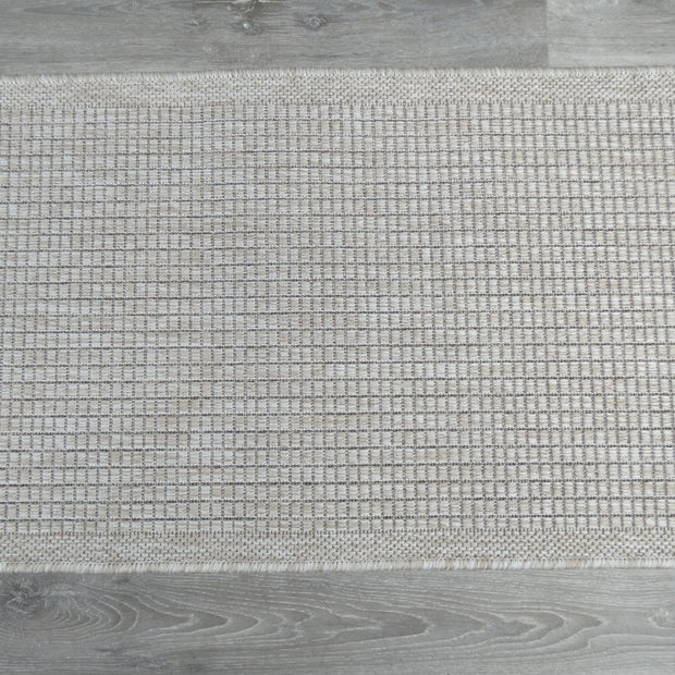 "Nova" Sisal Look Flatweave Rubber Back Indoor/Outdoor Rug