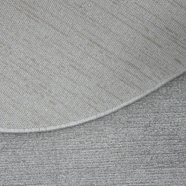 Luxurious Plain Textured Trentino Pebble Shape Rug (41005-2121) Size: 200 x 290cm