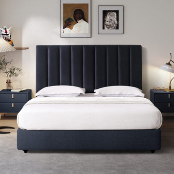 Ponsby Headboard- Navy Blue