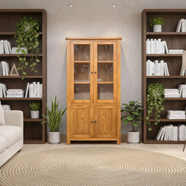 Richmond Oak Display Cabinet