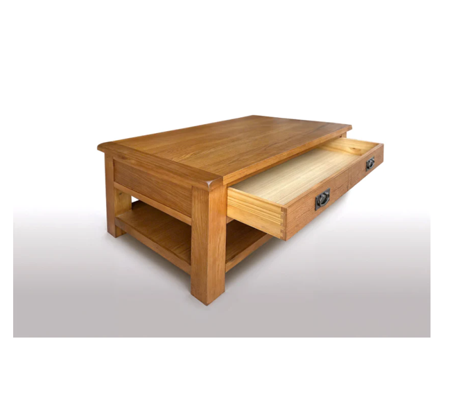 Richmond Oak Coffee Table with Drawer
