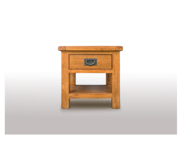 Richmond Oak Lamp Table with Drawer