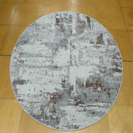 Modern Abstract Design Valentino Round Rug (46024-6111) Size: 160 x 160cm