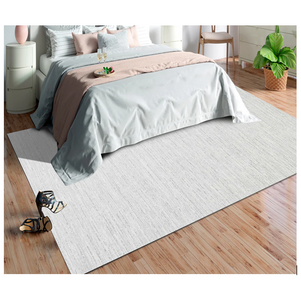 Abrash Design Off White and Light Grey Colour Rug