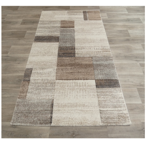 Geometric Design Neutral Colour Rug