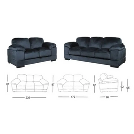 Evolution 3 + 2 Seater Lounge Suite