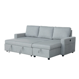 Rosa Sofa Bed with Chaise & Storage + USB