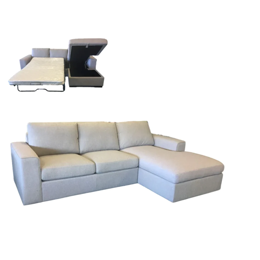 Sloane Chaise with Sofa Bed & Storage