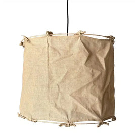 Textile Sack Pendant – Natural