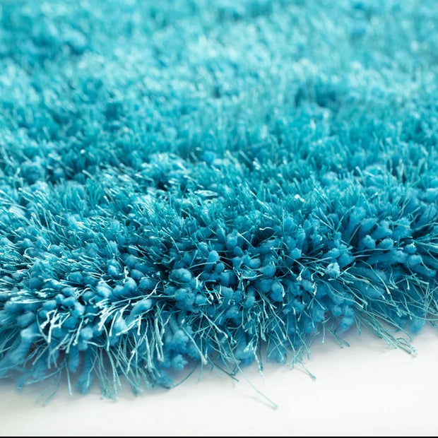 Dream Shaggy Turquoise Colour Turkish Rug Size: 120 x 170cm