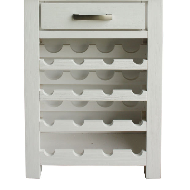 Acacia Solid Wood Wine Cabinet