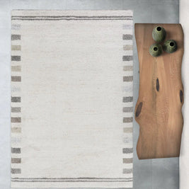 Border Design Mehari Shaggy Rugs