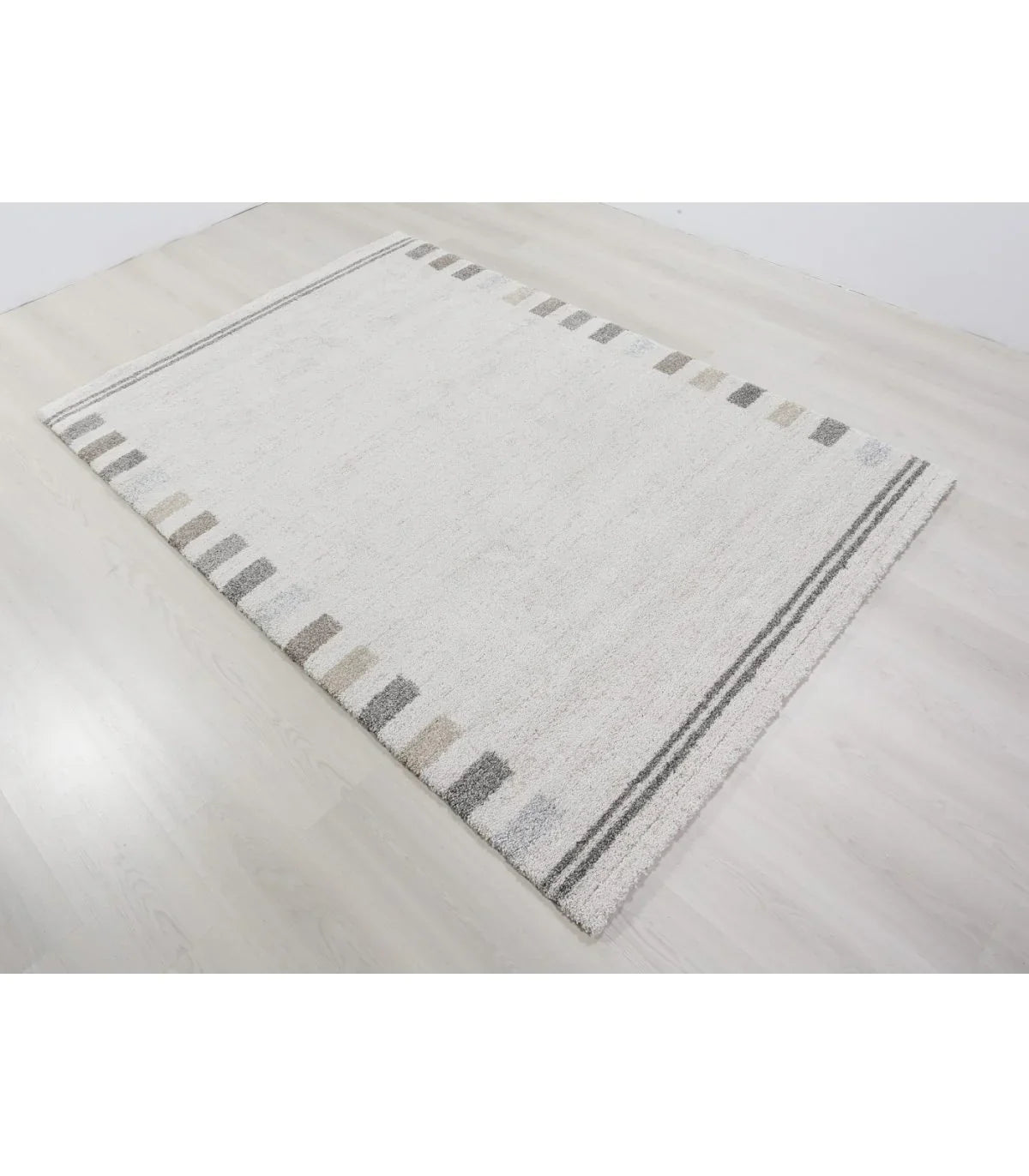 Border Design Mehari Shaggy Rugs