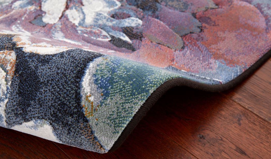 Multicoloured Floral Modern Style Argentum Rug