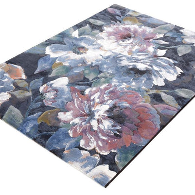 Multicoloured Floral Modern Style Argentum Rug