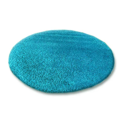 Dream Shaggy Turquoise Colour Turkish Round Rug
