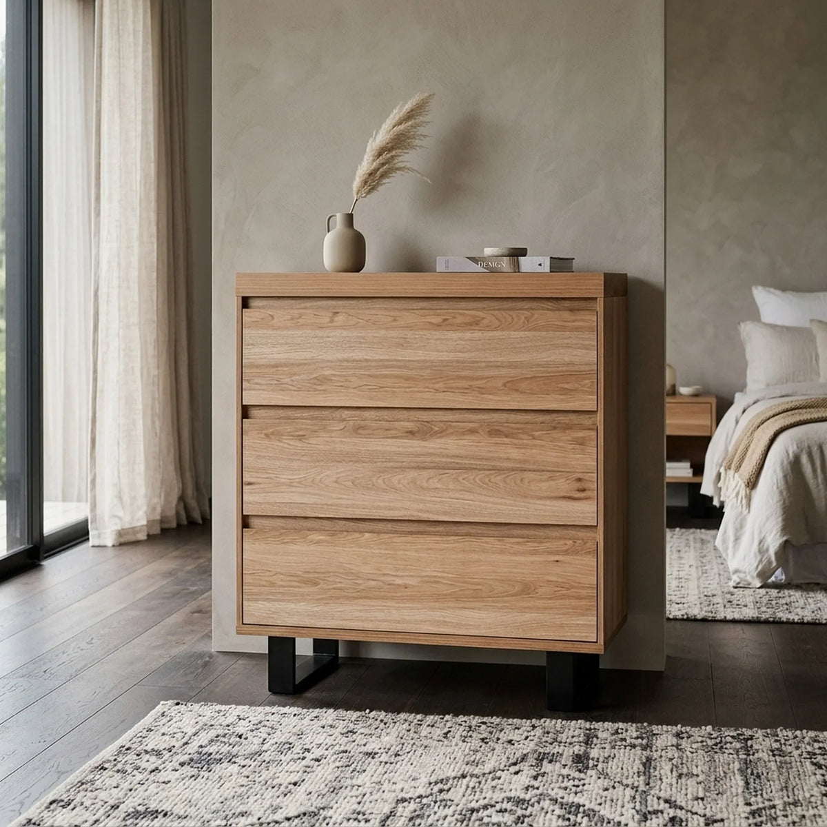 Bright Tallboy 3 Drawer
