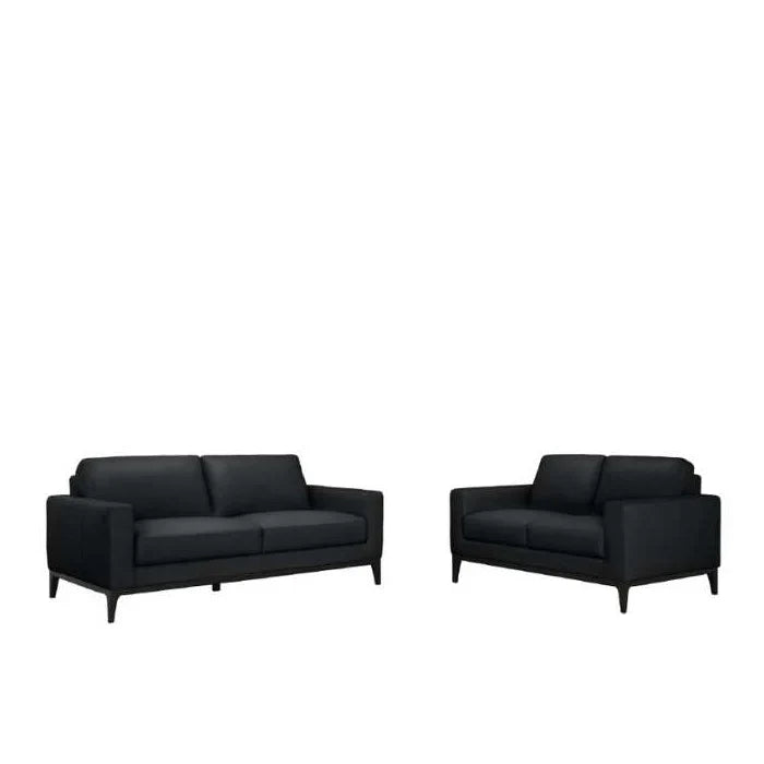 Elise 3 + 2 Seater suite - Full-grain corrected leather