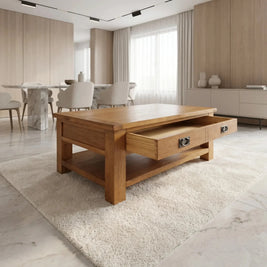 Richmond Oak Coffee Table with Drawer