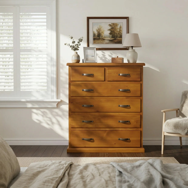 Felton 6 Drawer Tallboy