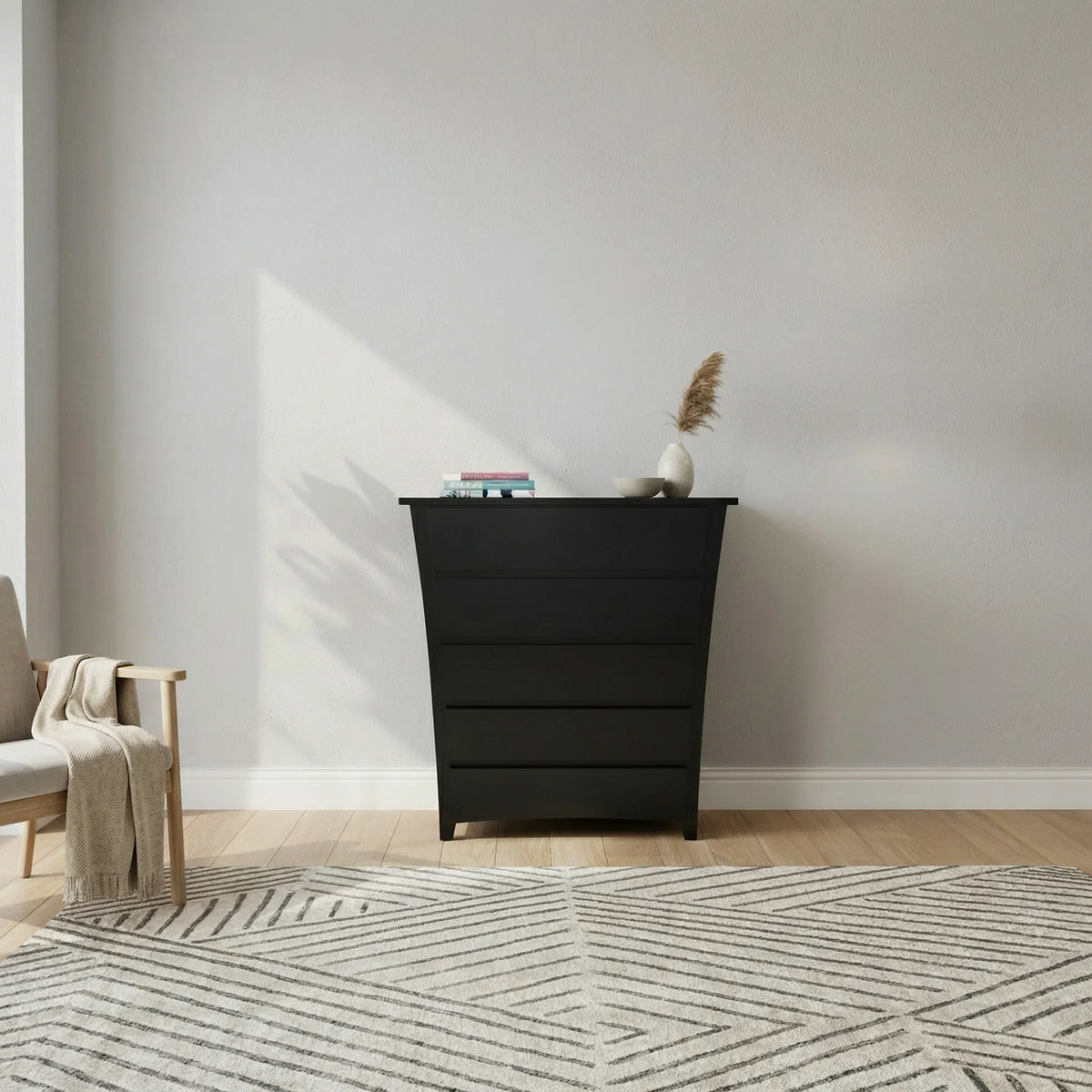 Paiden 5 Drawer Tallboy