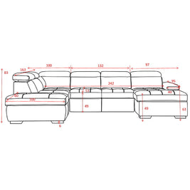 Luminor Lounge Suite Sofabed with ottoman