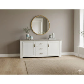 Acacia Solid Wood Large Buffet Table