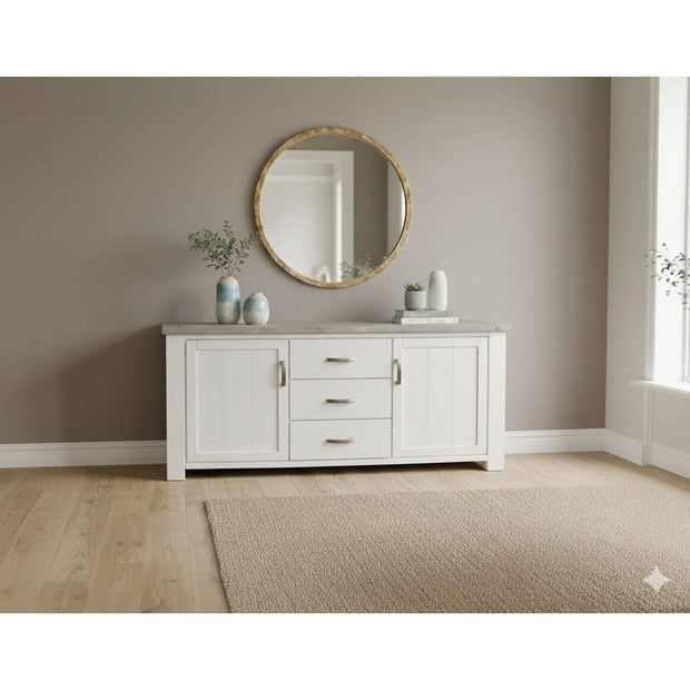 Acacia Solid Wood Large Buffet Table