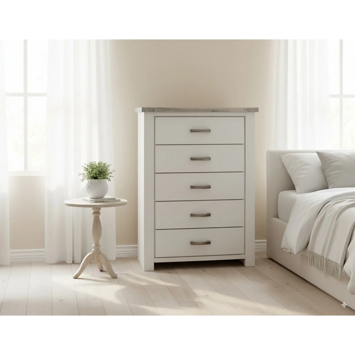 Acacia 5 Drawer Slimboy