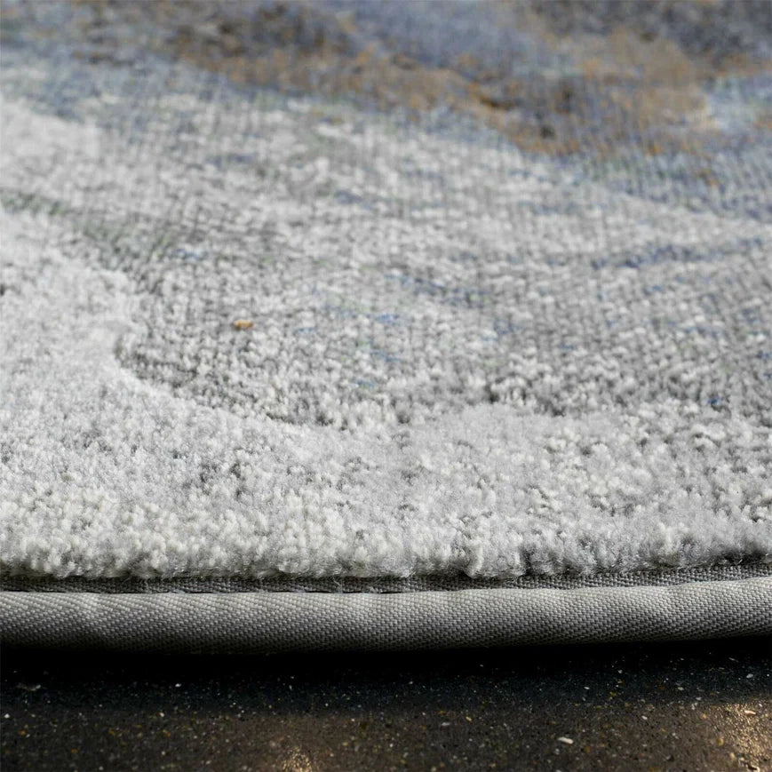 Contemporary Design Argentum Round Rug