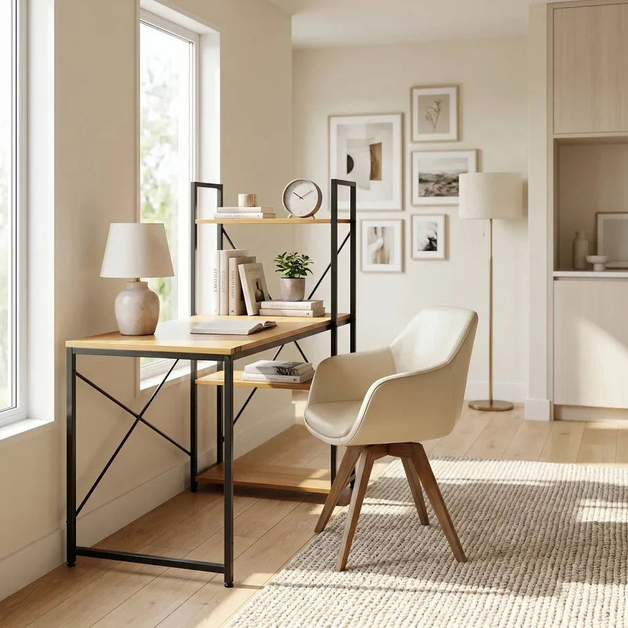 Student Desk with Bookcase