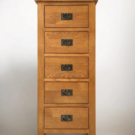 Richmond 5 Drawer Slim Tallboy