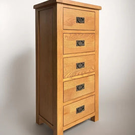 Richmond 5 Drawer Slim Tallboy