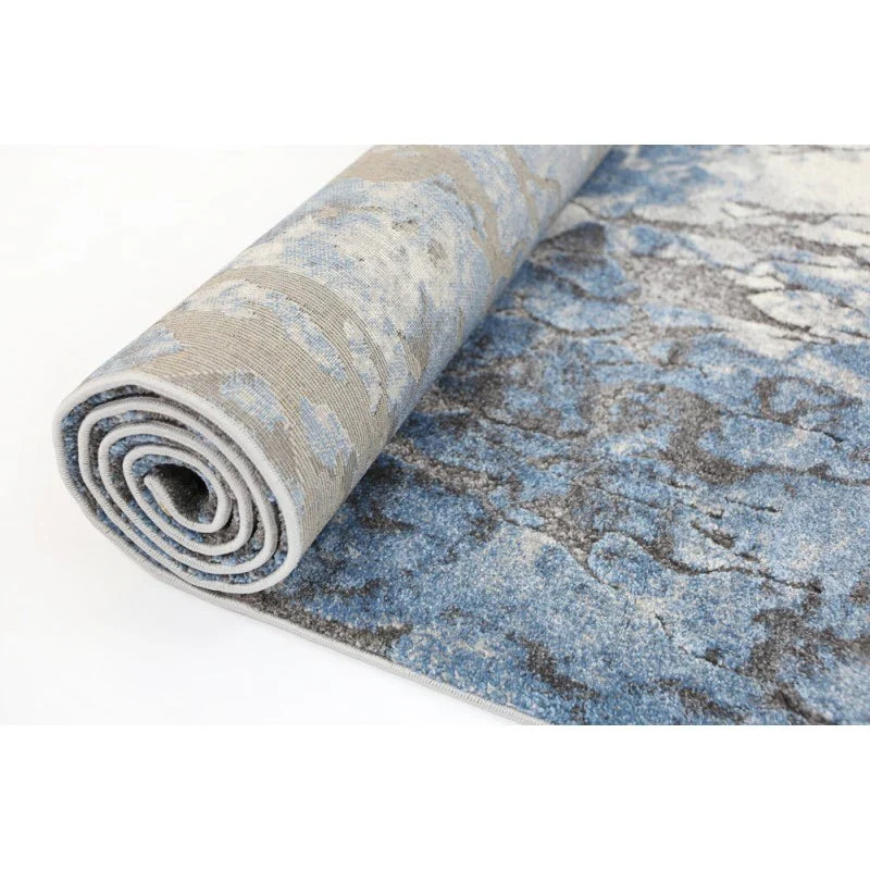 Turkish Modern Erased Design Rug Size: 120 x 170cm