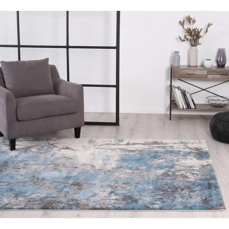 Turkish Modern Erased Design Rug Size: 120 x 170cm