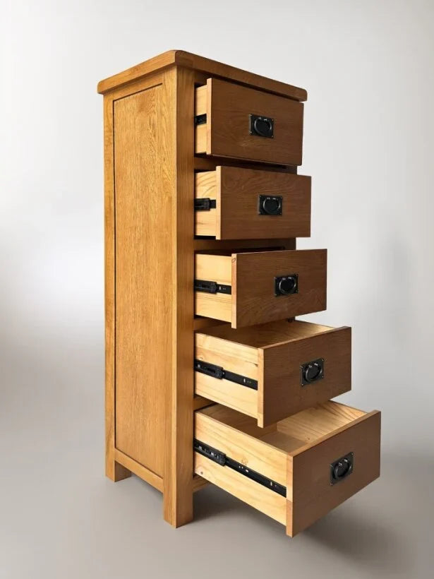 Richmond 5 Drawer Slim Tallboy